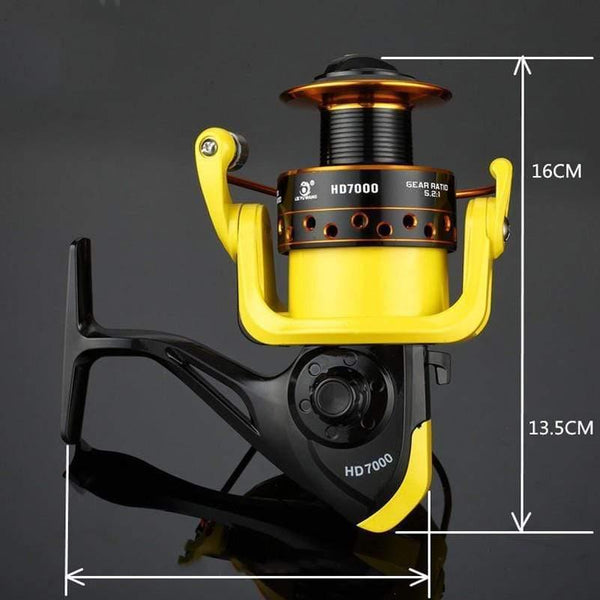 Planet Gates Metal Fishing Reel Spinning Reel metal spool 500 1000 2000 3000 4000 5000 6000 7000 12BB Ratio 5.2:1 Fishing Tackle