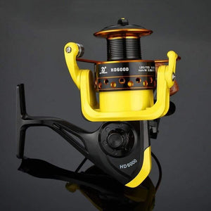 Planet Gates Metal Fishing Reel Spinning Reel metal spool 500 1000 2000 3000 4000 5000 6000 7000 12BB Ratio 5.2:1 Fishing Tackle
