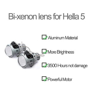 Planet Gates Metal Hella 3R G5 Bi Xenon Headlights Lens D2S Lights Projector Universal Car Lamp D1S D2H D3S D4S Bulbs Motors Retrofit