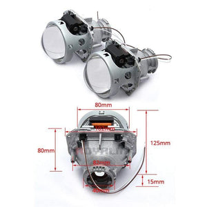 Planet Gates Metal Hella 3R G5 Bi Xenon Headlights Lens D2S Lights Projector Universal Car Lamp D1S D2H D3S D4S Bulbs Motors Retrofit