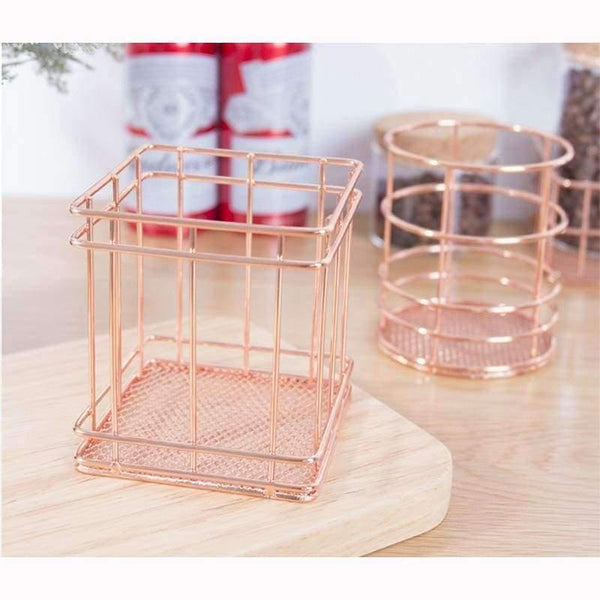 Planet Gates Metal Hollowed out Pen Holder Box Case Organizer Home Desk Stationery Decor Office School Desk Accessories Supplies