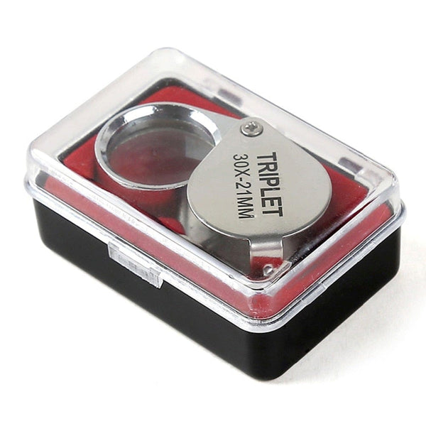 Planet Gates Metal Jewelry Magnifying Glass Jewelers Eye Tool Jewellery Folding Loupe Glass Lens Magnifying Triplet Glass Jewelry Diamond