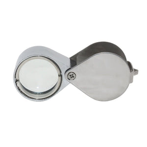 Planet Gates Metal Jewelry Magnifying Glass Jewelers Eye Tool Jewellery Folding Loupe Glass Lens Magnifying Triplet Glass Jewelry Diamond