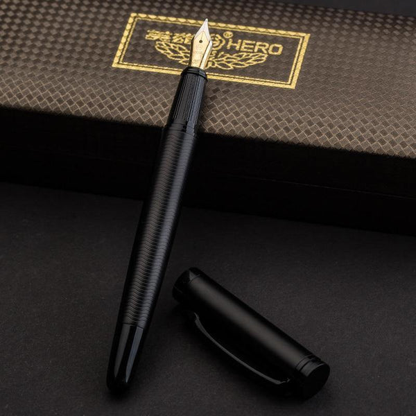Planet Gates Metal Matte black thread body Iraurita fountain pen 0.5mm ink pens Business Office