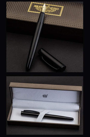 Planet Gates Metal Matte black thread body Iraurita fountain pen 0.5mm ink pens Business Office