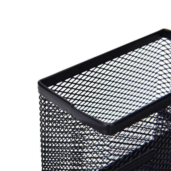 Planet Gates Metal Mesh Pen Holder Cube Stand Combination Desk Desktop Accessories Stationery Organizer Pen Pencil Office Supplies