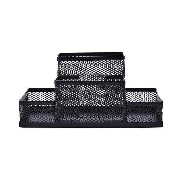 Planet Gates Metal Mesh Pen Holder Cube Stand Combination Desk Desktop Accessories Stationery Organizer Pen Pencil Office Supplies
