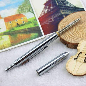 Planet Gates Metal pencil 0.5mm Roller Ball Pen Luxury Ballpoint Pen for Business Writing Gift Office School Supplies blue Black Ink Refills