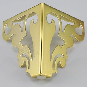 Metal Polished Sofa Chair Legs Modern Hollow Patten Table Cabinet Bed Feet Furniture Accessories Set Of 4