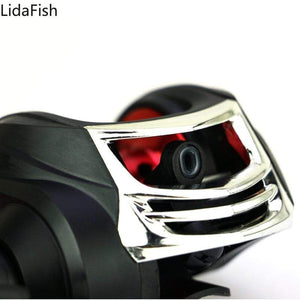 Planet Gates Metal Spool Baitcasting Reel 8kg Max Drag 7.2:1 High Speed Gear Ratio Saltwater Freshwater fishing wheel Fishing Reel