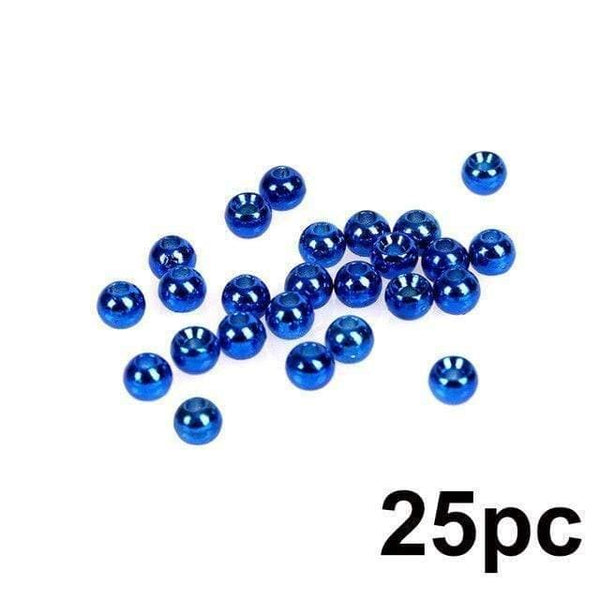 Planet Gates Metalic Blue / 2.0mm 25pc 2.0-4.6mm Fly Tying Tungsten Beads  Four Colors Fly Tying Material Fishing Accessory