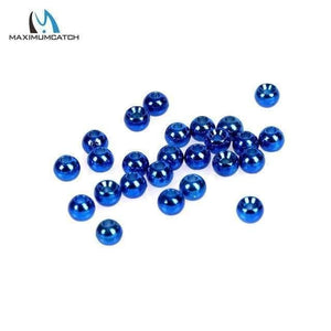 Planet Gates Metalic Blue / 2.0mm 25pcs/lot 2.0-3.8mm Fly Tying Tungsten Beads Round Nymph Head Ball Fly Tying Material 18 Different Colors