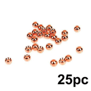 Planet Gates Metalic Copper / 2.0mm 25pc 2.0-4.6mm Fly Tying Tungsten Beads  Four Colors Fly Tying Material Fishing Accessory