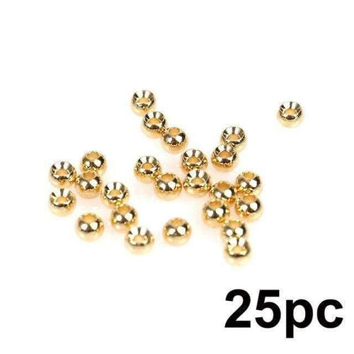 Planet Gates Metalic Gold / 2.0mm 25pc 2.0-4.6mm Fly Tying Tungsten Beads  Four Colors Fly Tying Material Fishing Accessory
