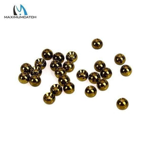 Planet Gates Metalic Olive / 2.0mm 25pcs/lot 2.0-3.8mm Fly Tying Tungsten Beads Round Nymph Head Ball Fly Tying Material 18 Different Colors