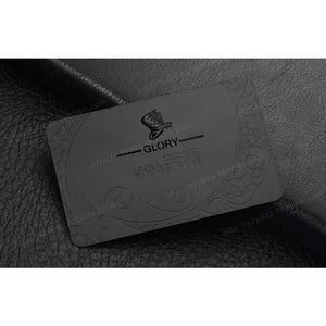 Planet Gates Metallic black business cards printing Deluxe Metal Business Card Visit Card ,Double-sided NO.3059NO.3064