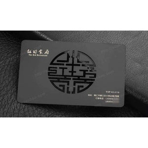 Planet Gates Metallic black business cards printing Deluxe Metal Business Card Visit Card ,Double-sided NO.3059NO.3064