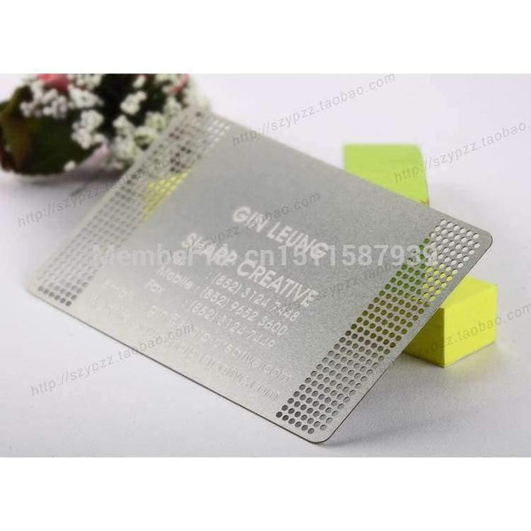 Planet Gates Metallic Color, metal business cards , 100pcs a lot  Deluxe Metal Business Card Vip Cards,Double-side free shipping  NO.3001