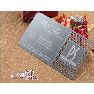Planet Gates Metallic Color, metal business cards , 100pcs a lot  Deluxe Metal Business Card Vip Cards,Double-side free shipping  NO.3056