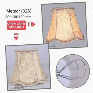 Planet Gates Meteor Art Deco Ripple Lamp Shades Crystal Chandelier Wall Lamp Fabric Lampshade Nordic Style Modern Lamp Cover for Home Decoration