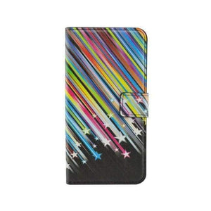 Planet Gates Meteor Painted PU Leather Lether Wallet Case For Sony Xperia T3 D5106 Jellyfish Colorful Best Heart Cheap Luxury Flower