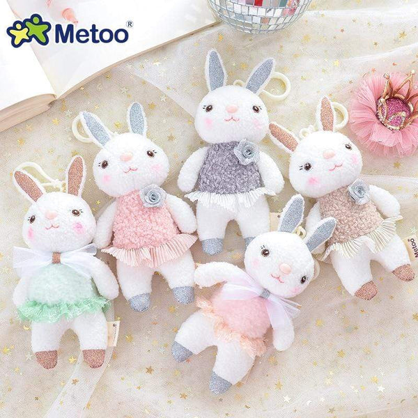 Planet Gates Metoo Doll Stuffed Toys For Girls Baby Mini Pendant Cute Plush Rabbit Soft Cartoon Animals For Kid Child Christmas Birthday Gift
