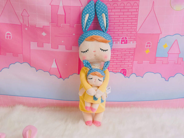Metoo Dolls Stuffed Toys Plush Animals Angela 2 Piece Set Kids Toys for Girls Children Kawaii Baby Plush Cartoon Angela Rabbit