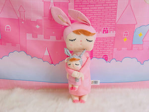 Metoo Dolls Stuffed Toys Plush Animals Angela 2 Piece Set Kids Toys for Girls Children Kawaii Baby Plush Cartoon Angela Rabbit