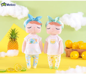 Planet Gates Metoo Dolls Toys For Girls Baby Beautiful Fruit Angela Cute Rabbit Soft Plush Stuffed Animals For Kids Infant