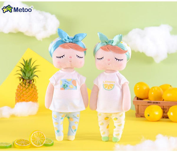 Planet Gates Metoo Dolls Toys For Girls Baby Beautiful Fruit Angela Cute Rabbit Soft Plush Stuffed Animals For Kids Infant