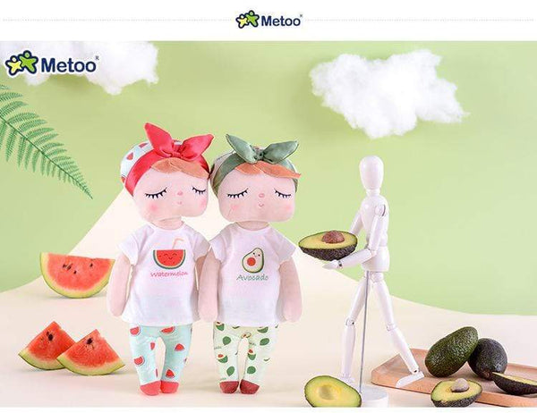 Planet Gates Metoo Dolls Toys For Girls Baby Beautiful Fruit Angela Cute Rabbit Soft Plush Stuffed Animals For Kids Infant