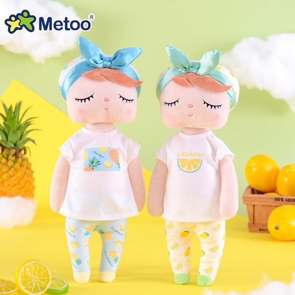 Planet Gates Metoo Dolls Toys For Girls Baby Beautiful Fruit Angela Cute Rabbit Soft Plush Stuffed Animals For Kids Infant