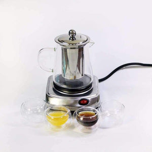 Planet Gates MEXI Mini Portable Electric Stove Coffee Heater Plate 500W Multifunctional Home Appliance Kit