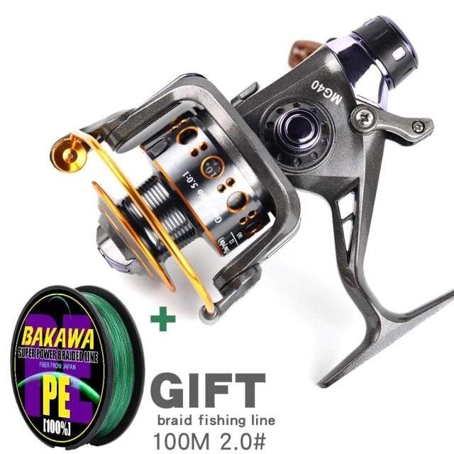 Planet Gates New Double Brake Design Fishing Reel Super Strong Carp Fishing Feeder Spinning Reel Spinning wheel type fishing wheel MG
