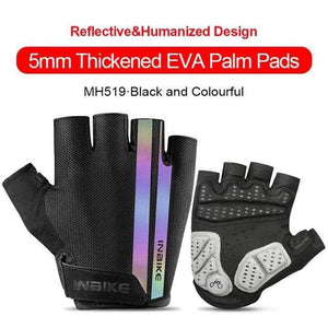 Planet Gates MH519-Colorful / XXL / China Shockproof GEL Pad Cycling Gloves Half Finger Sport Gloves Men Women Summer Bicycle Gym Fitness Gloves MTB Bike Gloves
