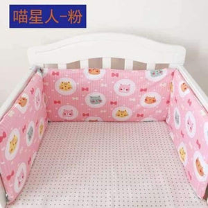 Foldable 180*30Cm Baby Bedding Bumper In The Crib For Newborn Cotton Linen One-Piece Cot Bumper Baby Safety Bed Around Protector -