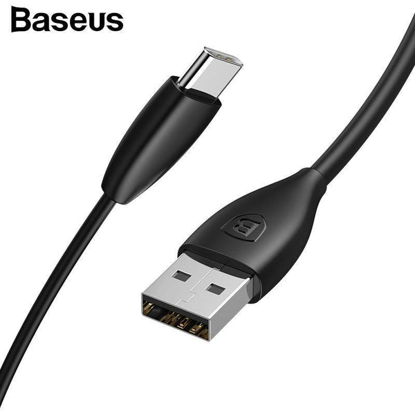 Planet Gates Micro 1m Black Baseus Micro USB Type C Cable for Samsung Xiaomi Redmi Phone Data Cable Fast Charging Charger Cable 2A USB Charger Cable