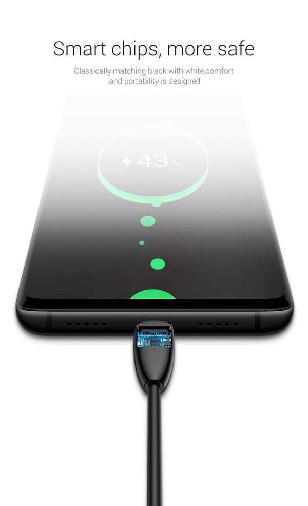 Planet Gates Micro 1m Black Baseus Micro USB Type C Cable for Samsung Xiaomi Redmi Phone Data Cable Fast Charging Charger Cable 2A USB Charger Cable