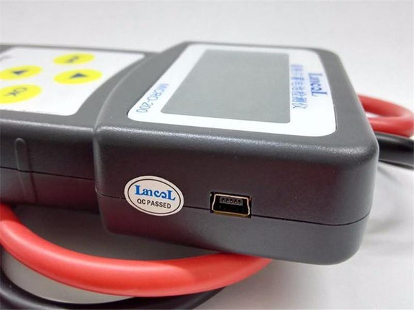 Planet Gates MICRO-200 Auto Battery Capacity Tester Battery Tester 12V Vehicle Digital Battery Analyzer Car CCA 30-200Ah Portable