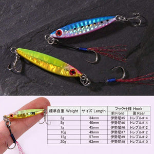 Planet Gates Micro Metal Jig 3g 5g 7g 10g 15g Shore Casting Jigging lure Shore Casting Spoon Saltwater Jack Fishing lure Bit Artificial Bait