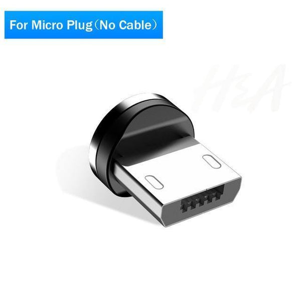 Planet Gates Micro Plug No Cable / 1m H&A Magnetic USB Cable Fast Micro USB Cable Magnetic Type C Charger Data Cable for Samsung Xiaomi Huawei Mobile Phone USB Cable