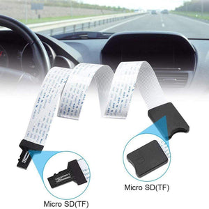 Planet Gates Micro SD Female to Micro SD Male Extension Cable TF to TF Card Reader Flexible Extender Adapter for Car GPS 3D Printer TV