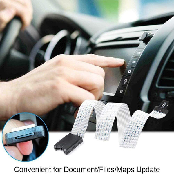 Planet Gates Micro SD Female to Micro SD Male Extension Cable TF to TF Card Reader Flexible Extender Adapter for Car GPS 3D Printer TV