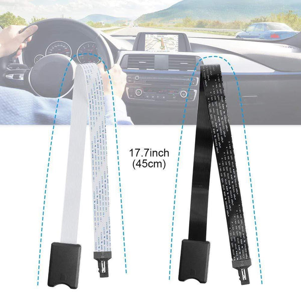 Planet Gates Micro SD to SD Card Extension Cable TF to Micro SD Card Reader Flexible Extender Adapter for Car GPS 3D Printer TV DVD