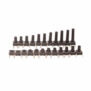 Planet Gates Micro Switch 6x6mm Panel PCB Momentary Tactile Tact Mini Push Button Switch DIP 4pin 6x6x4.3/4.5/5/6/18 MM 6*6*4.3mm 4.5mm