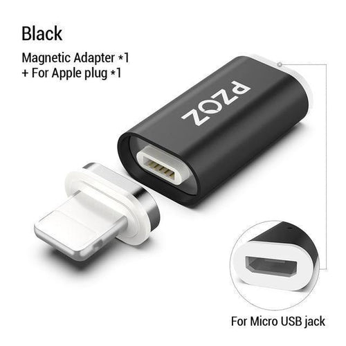 Planet Gates Micro to IOS Plug Magnetic Adapter Micro usb Adapter Fast Charging Phone Microusb Type-C Magnet Charger usb c For apple iphone Type C Adapter