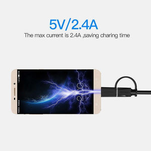 Planet Gates micro usb / 0.5m Vention Micro USB 2 in 1 Type C Cable USB C Super Speed Charger USB Cable for Macbook Nokia Nexus 5X 6P Meizu Pro5 Xiaomi Phone