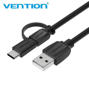 Planet Gates micro usb / 0.5m Vention Micro USB 2 in 1 Type C Cable USB C Super Speed Charger USB Cable for Macbook Nokia Nexus 5X 6P Meizu Pro5 Xiaomi Phone