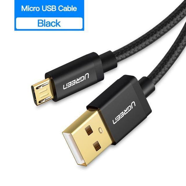 Planet Gates Micro USB / 50 cm Ugreen USB C Cable For iPhone Xs Max 8 7 Charging Charger 3 in 1 USB Type C Cable For Samsung S9 + Micro USB Mobile Phone Cables