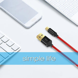 Planet Gates Micro USB Cable for Samsung Galaxy Suntaiho 5V2.5A Metal Nylon Braided Wire USB Charger Sync Data Cable for Xiaomi Sony Phones